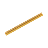 Canaleta Ranurada de PVC sin Tapa, Fiber-Duct™, 4 in de Ancho, 4 in de Alto y 1828.8 mm de Largo, Color Amarillo